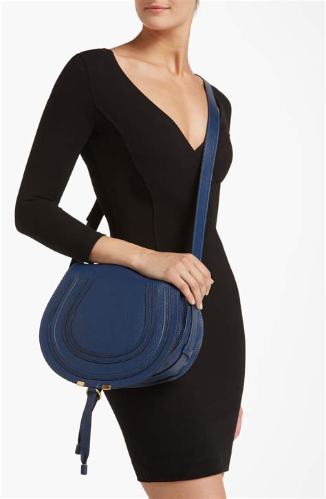 chloe marcie crossbody royal navy|Chloé Marcie Cross Body Bag .